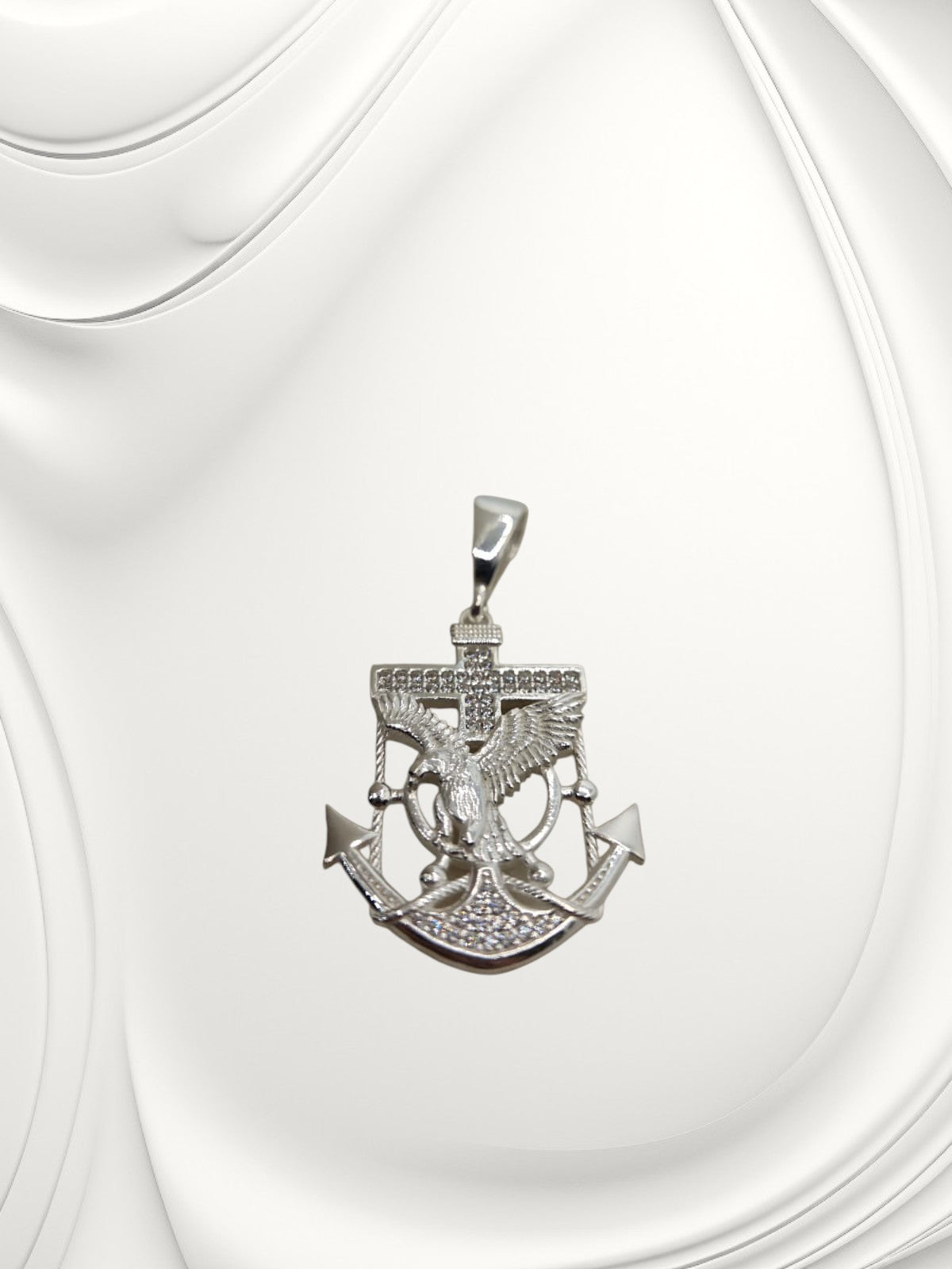 Dije Ancla Plata 925 Italiana