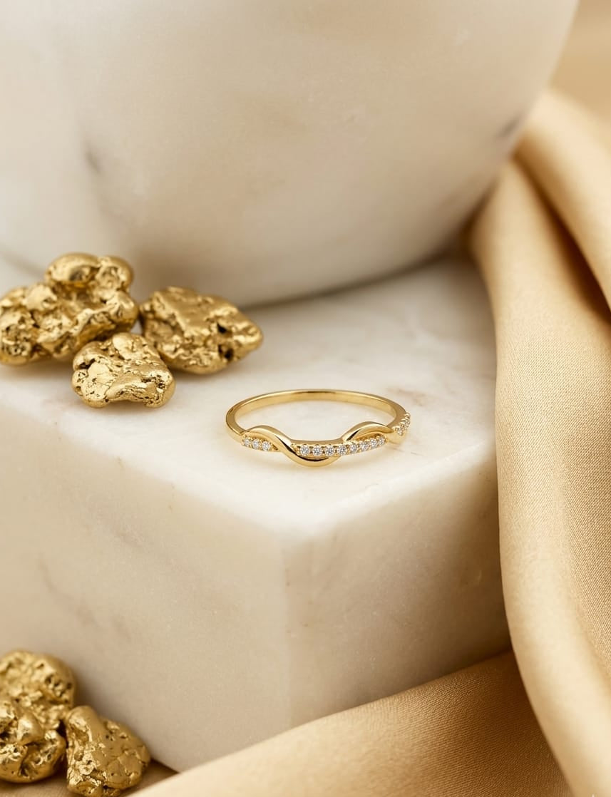 Anillo 18k Banda