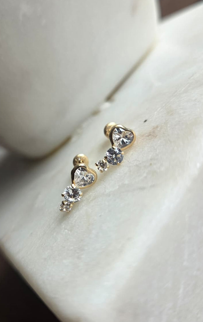 Aretes de Corazon
