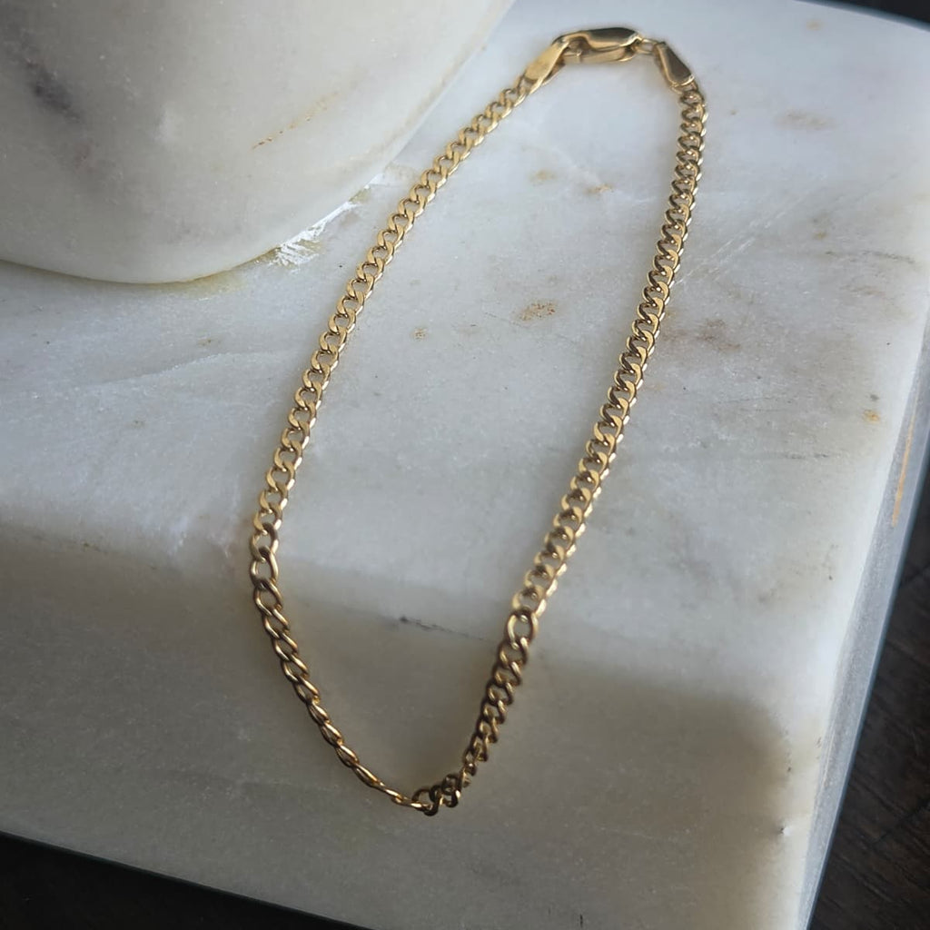 Pulsera cubana de Oro 18K