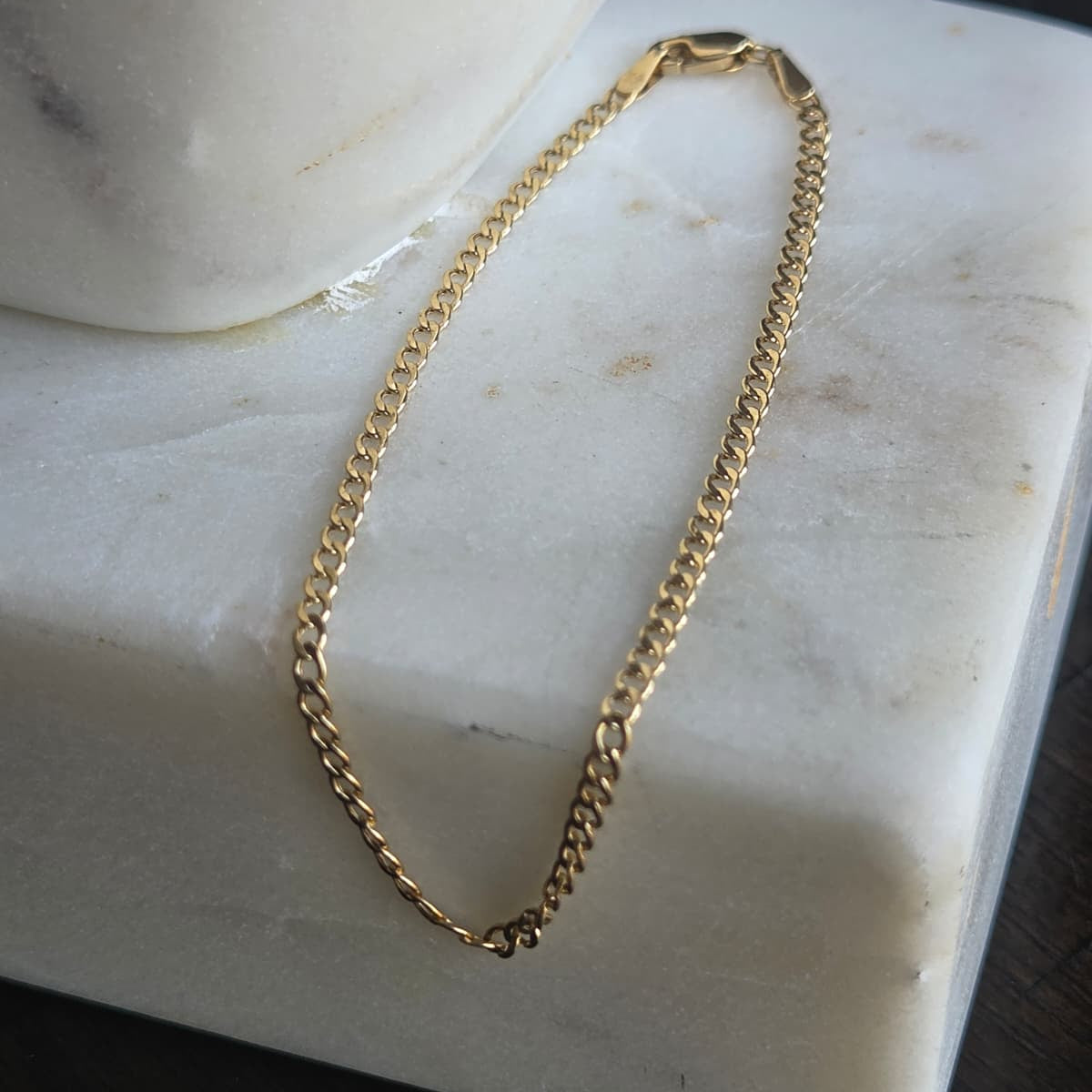 Pulsera cubana de Oro 18K