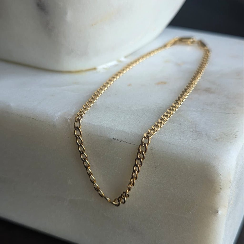 Pulsera cubana de Oro 18K