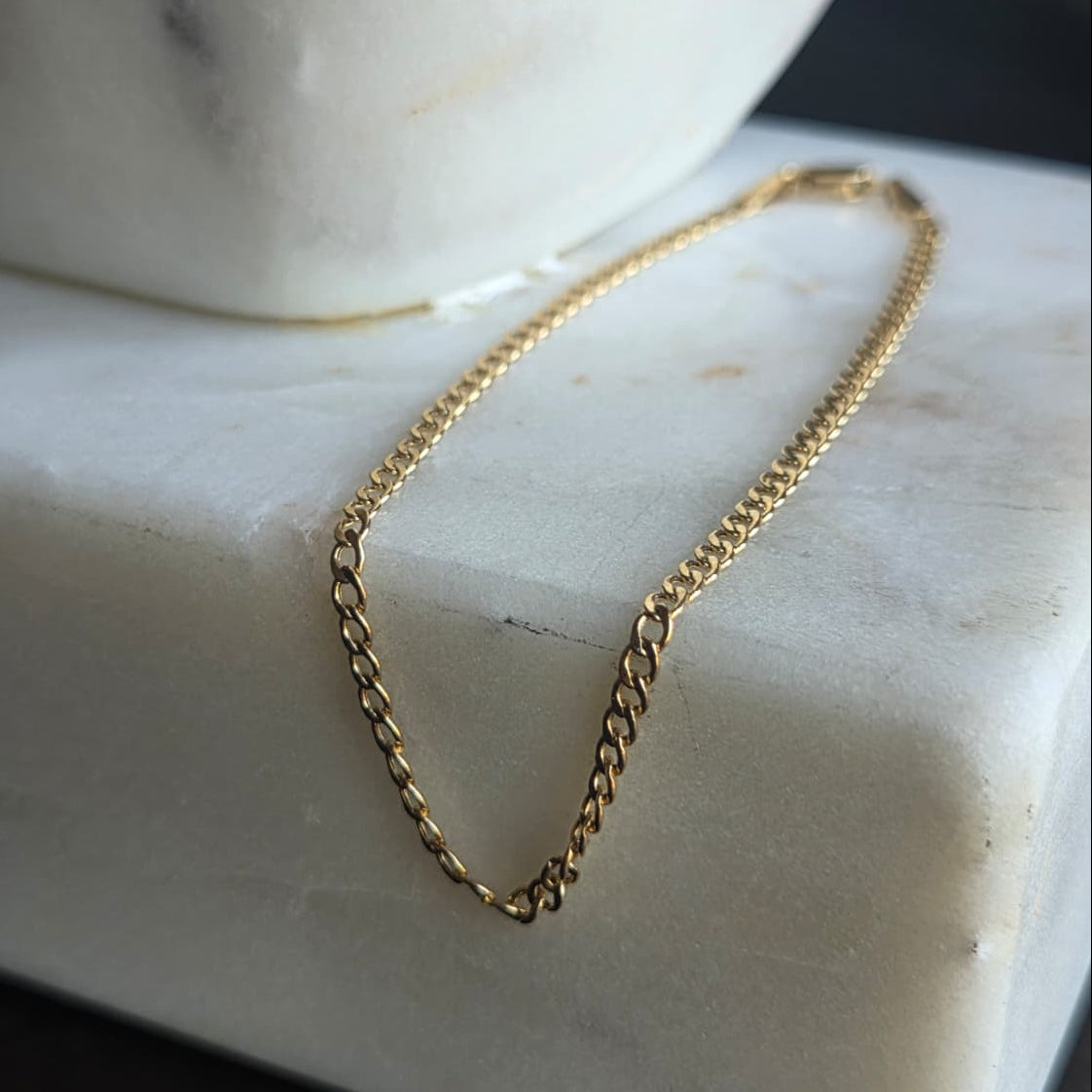 Pulsera cubana de Oro 18K