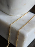 Cadena Curb (Barbada) de Oro 18K