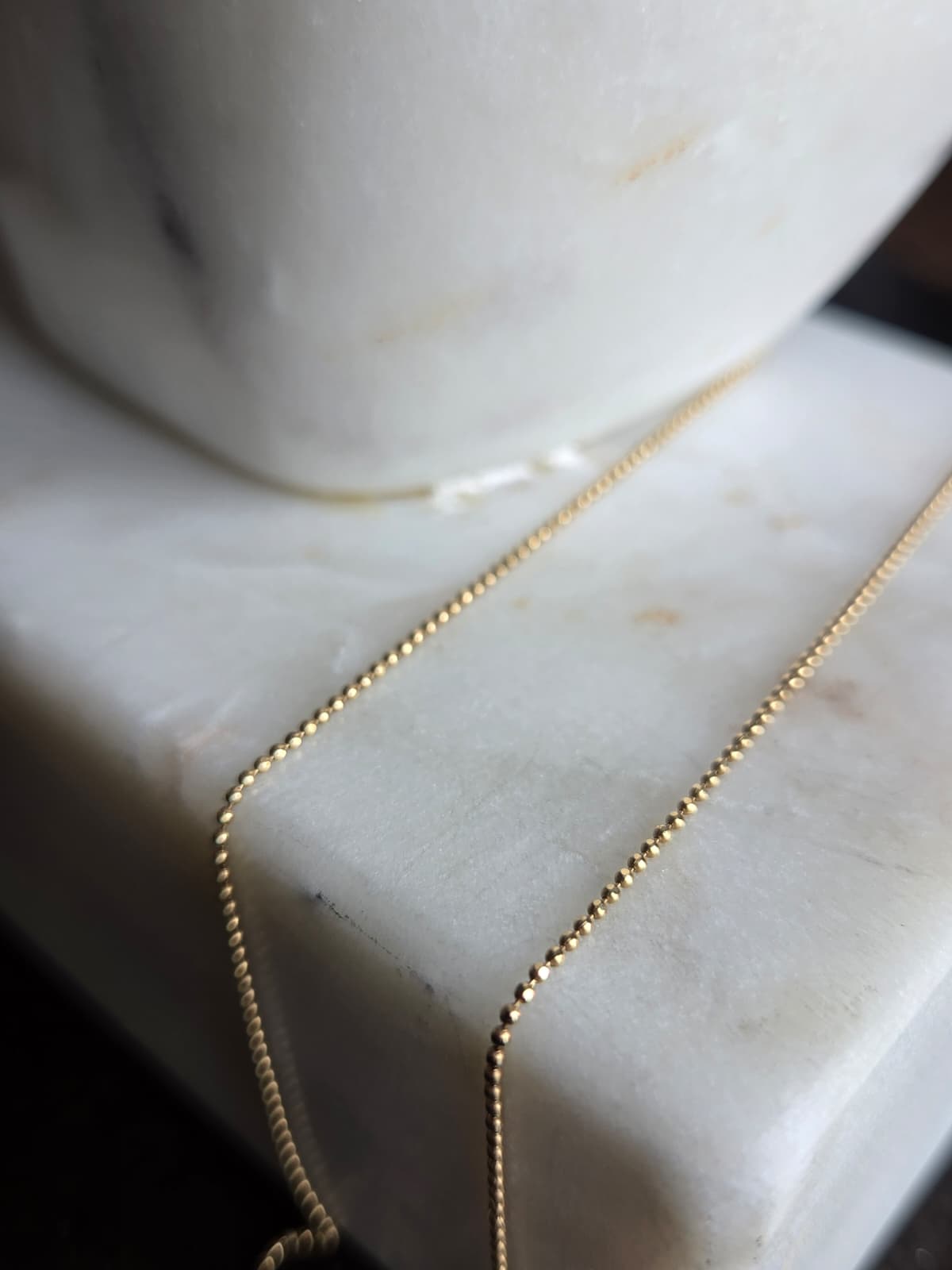 Cadena de Esferas (Ball Chain) de Oro 18K