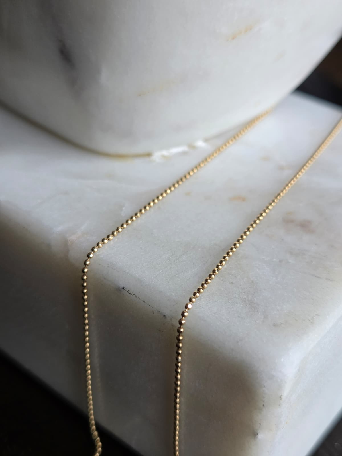 Cadena de Esferas (Ball Chain) de Oro 18K