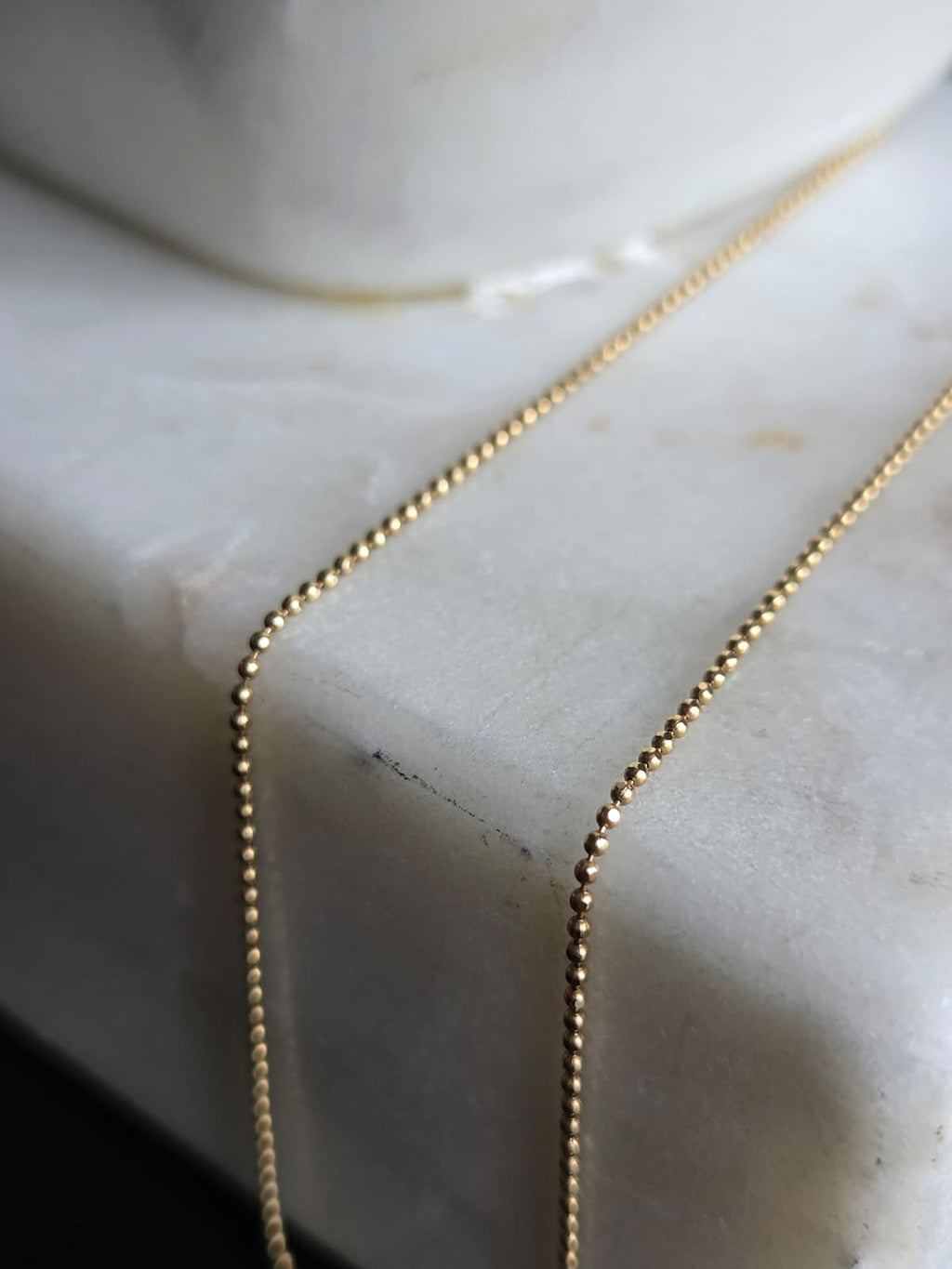 Cadena de Esferas (Ball Chain) de Oro 18K