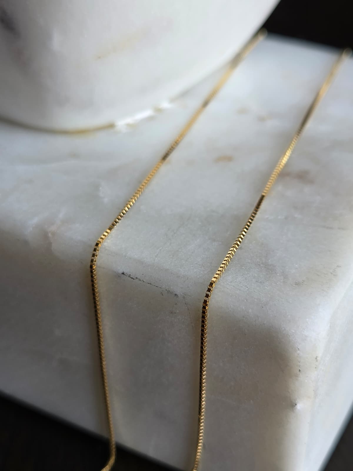 Cadena Veneciana delgada de Oro 18K