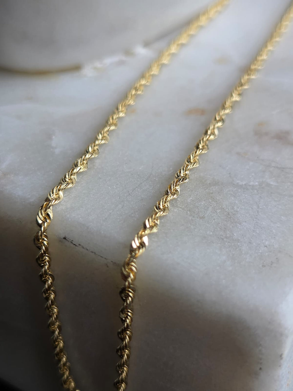 Cadena de Cordón (Salomón) de Oro 18K