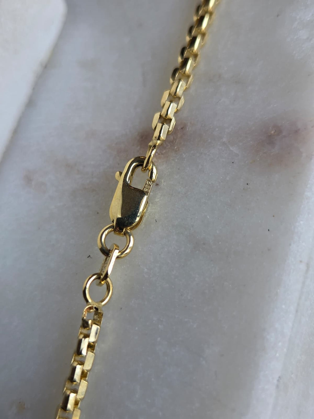 Cadena Popcorn de Oro 14K
