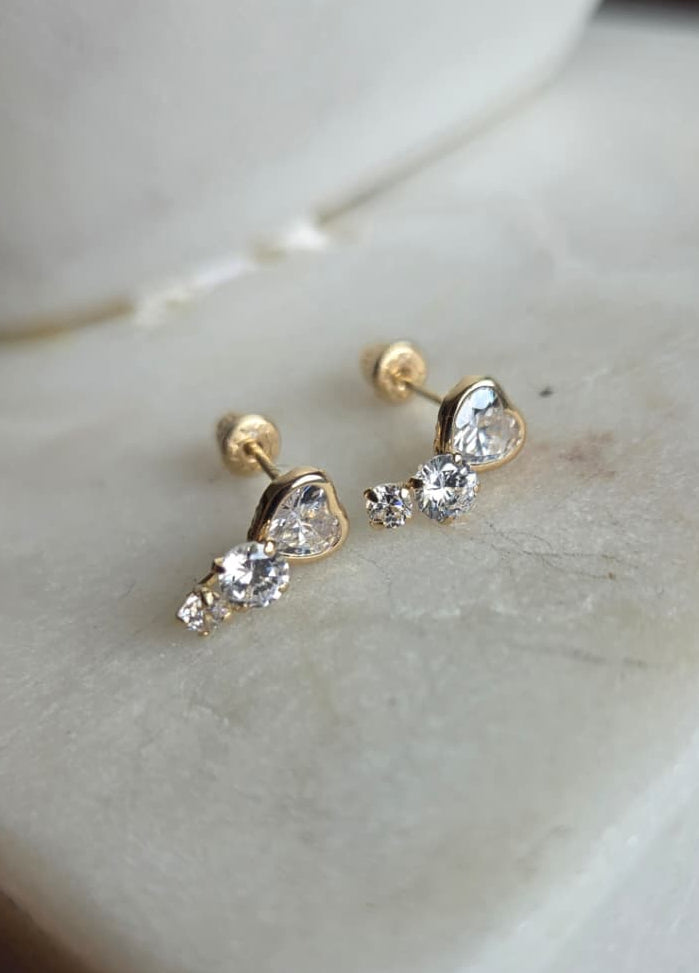 Aretes de Corazon