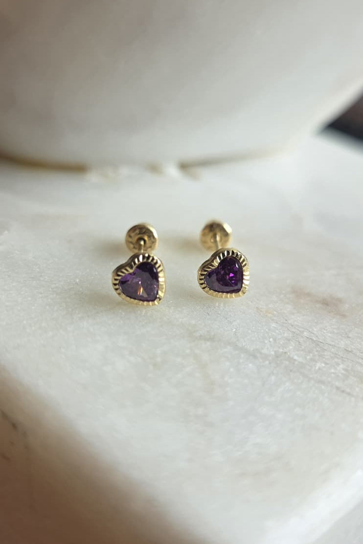 Aretes de Corazon