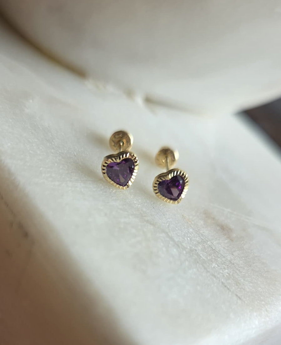 Aretes de Corazon
