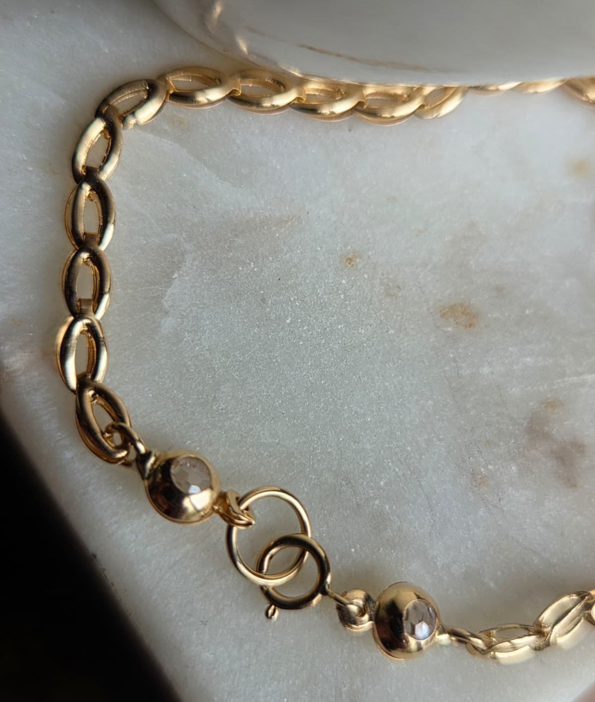 Pulsera de Oro Tejido Chino