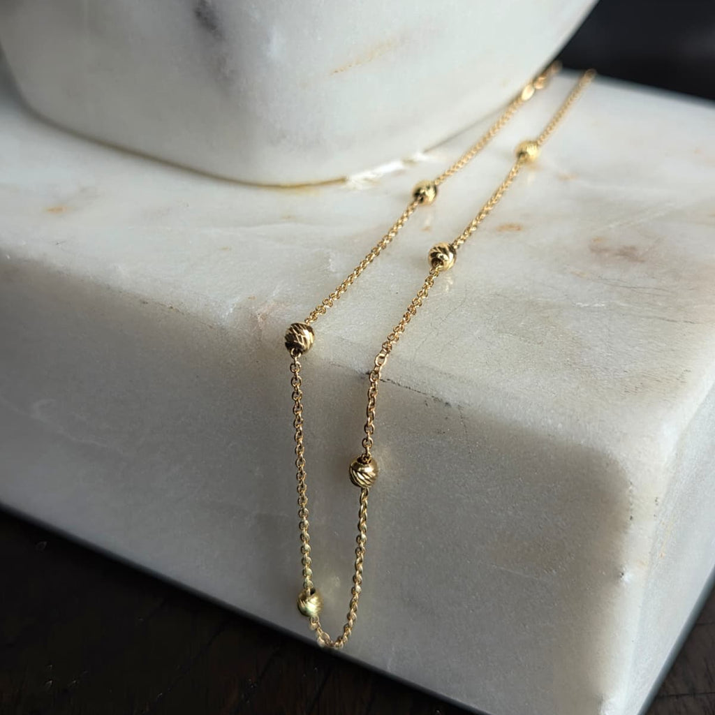 Tobillera de Oro 18k