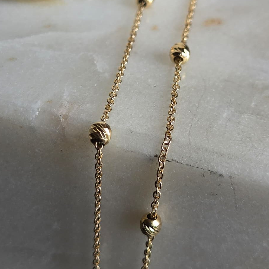 Tobillera de Oro 18k