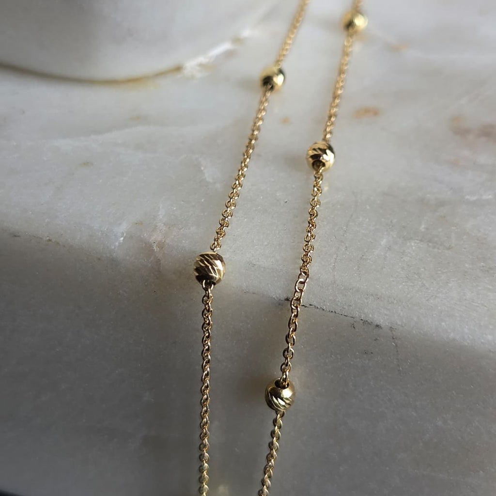 Tobillera de Oro 18k