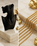 Cadena Valenciana/Box Chain 18k