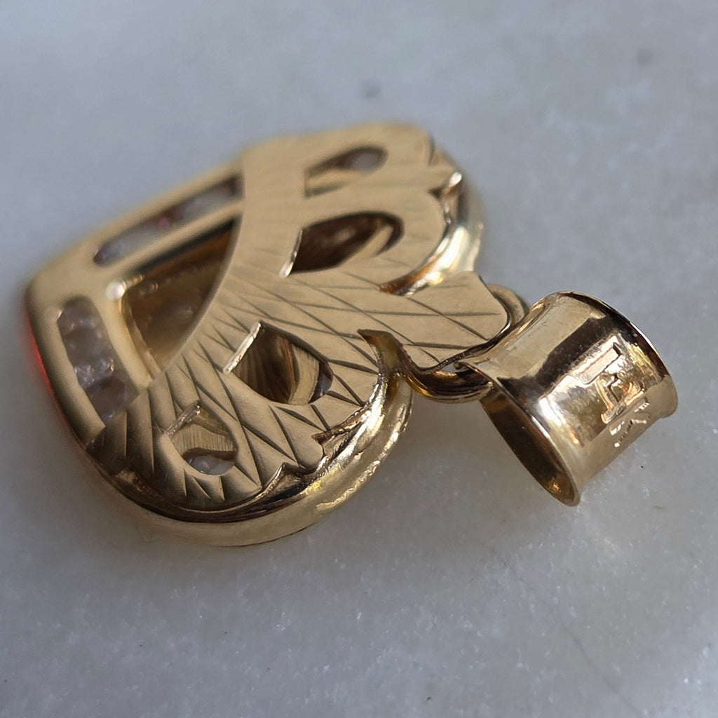 Dije de Corazon en Oro 14K