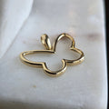 Dije de Mariposa en Oro 14K