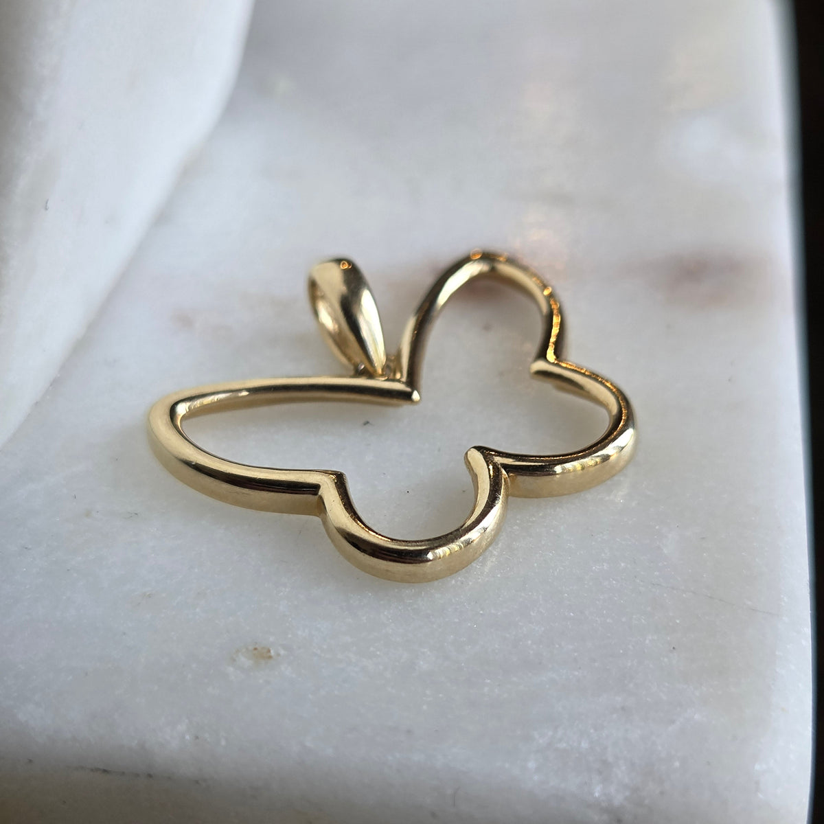 Dije de Mariposa en Oro 14K
