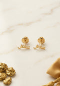 Devotion Earrings: Jesus Model in 18K Gold